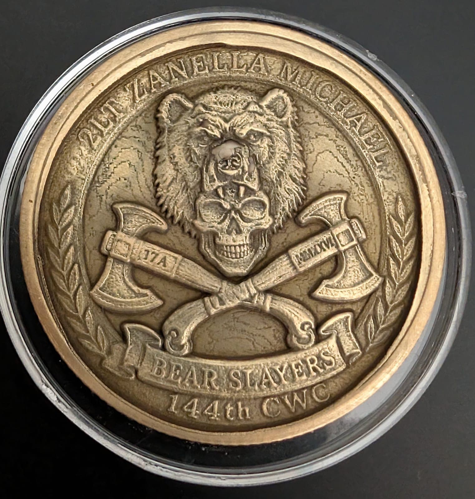 Brass Challenge Coin — 40 mm